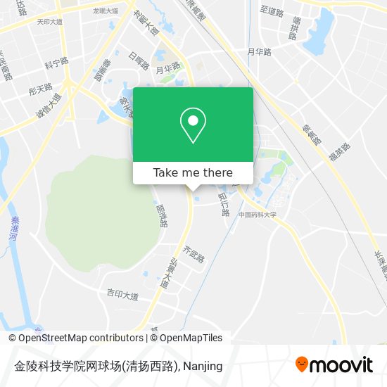 金陵科技学院网球场(清扬西路) map