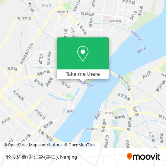 轮渡桥街/迎江路(路口) map