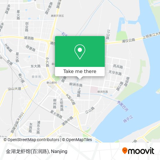 金湖龙虾馆(百润路) map