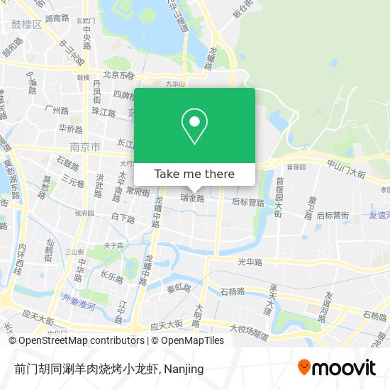 前门胡同涮羊肉烧烤小龙虾 map