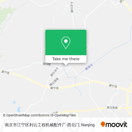 南京市江宁区利云工程机械配件厂-西北门 map