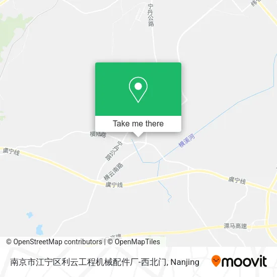 南京市江宁区利云工程机械配件厂-西北门 map