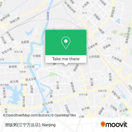 潮饭粥(江宁万达店) map