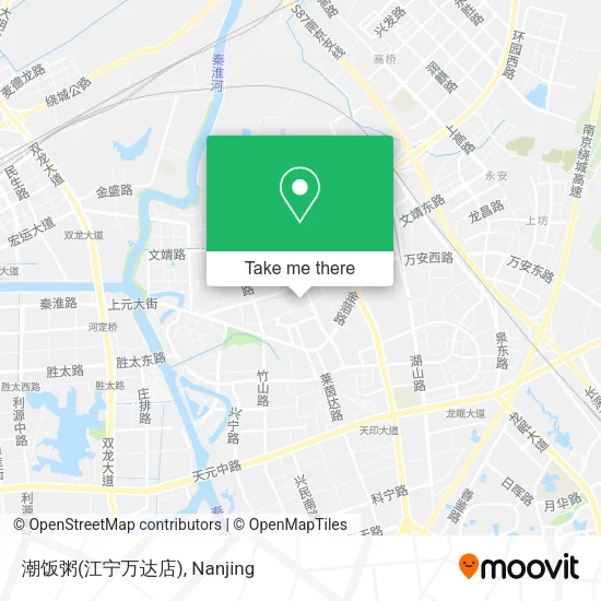 潮饭粥(江宁万达店) map