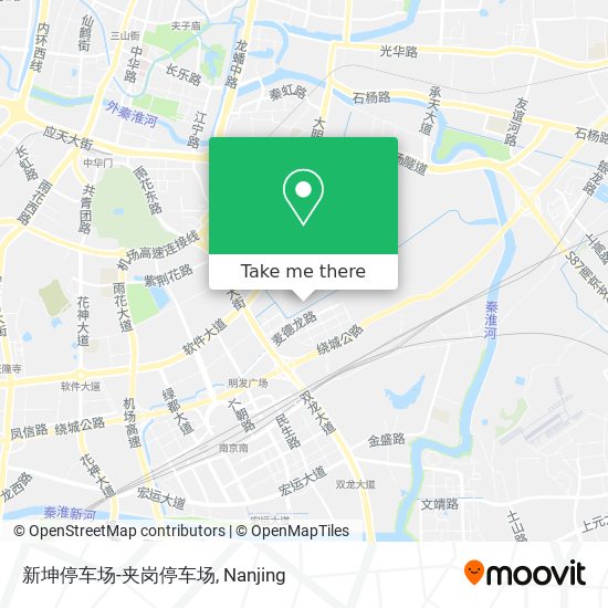 新坤停车场-夹岗停车场 map