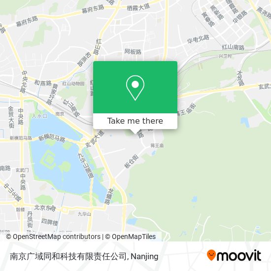 南京广域同和科技有限责任公司 map