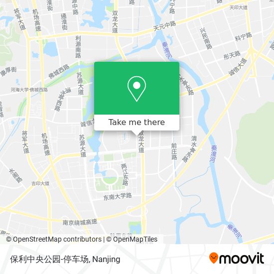 保利中央公园-停车场 map
