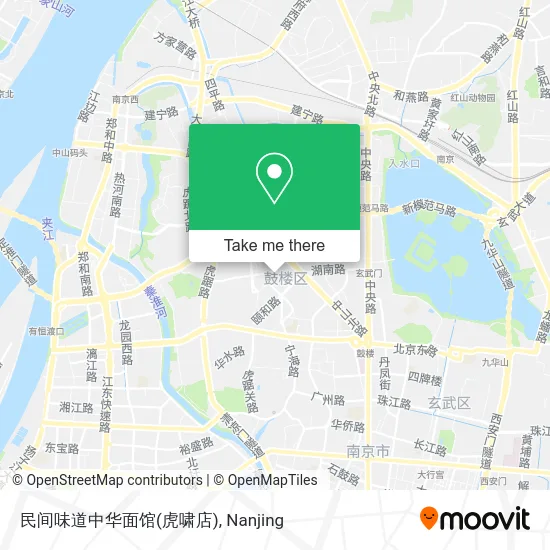 民间味道中华面馆(虎啸店) map