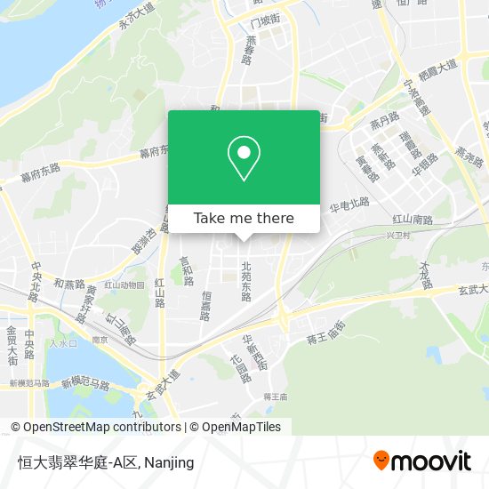 恒大翡翠华庭-A区 map