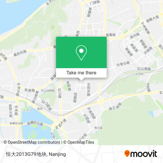 恒大2013G79地块 map