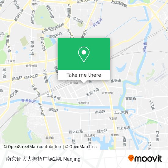 南京证大大拇指广场2期 map