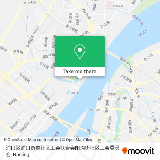 浦口区浦口街道社区工会联合会阳沟街社区工会委员会 map
