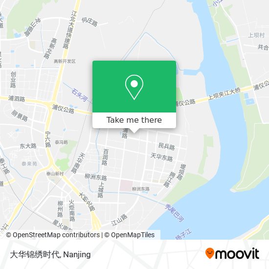 大华锦绣时代 map