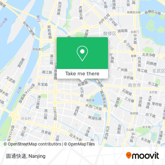 圆通快递 map