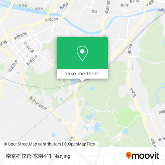 南京殡仪馆-东南4门 map