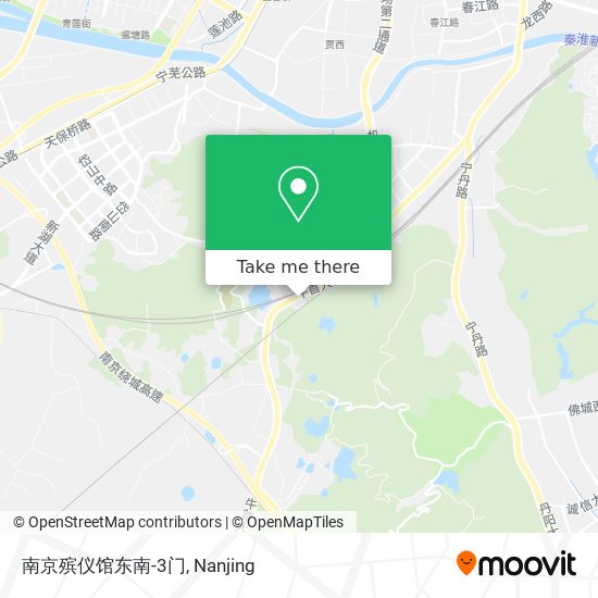南京殡仪馆东南-3门 map