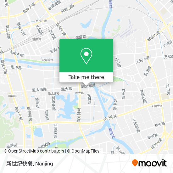 新世纪快餐 map