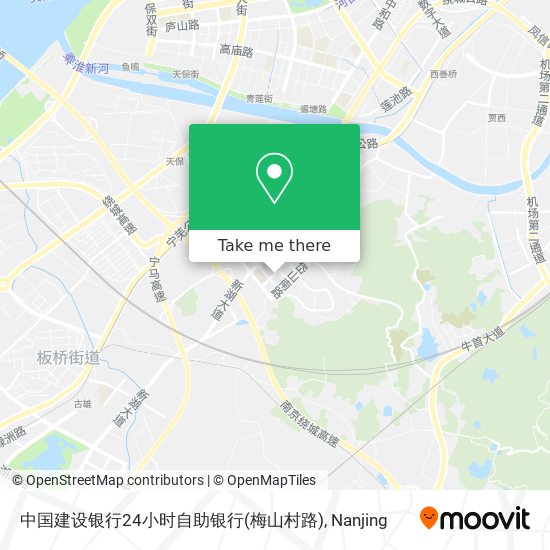 中国建设银行24小时自助银行(梅山村路) map