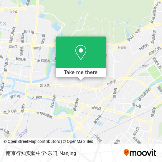 南京行知实验中学-东门 map