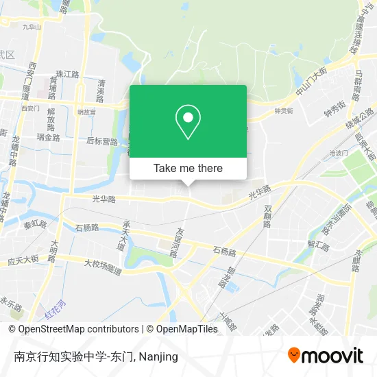 南京行知实验中学-东门 map