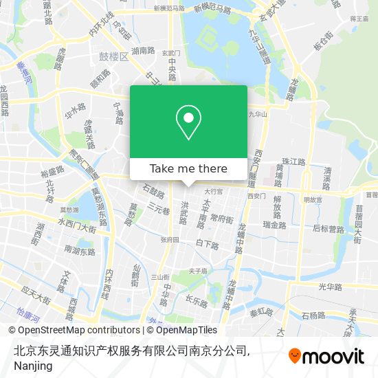 北京东灵通知识产权服务有限公司南京分公司 map