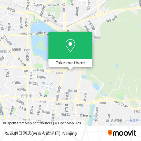 智选假日酒店(南京玄武湖店) map