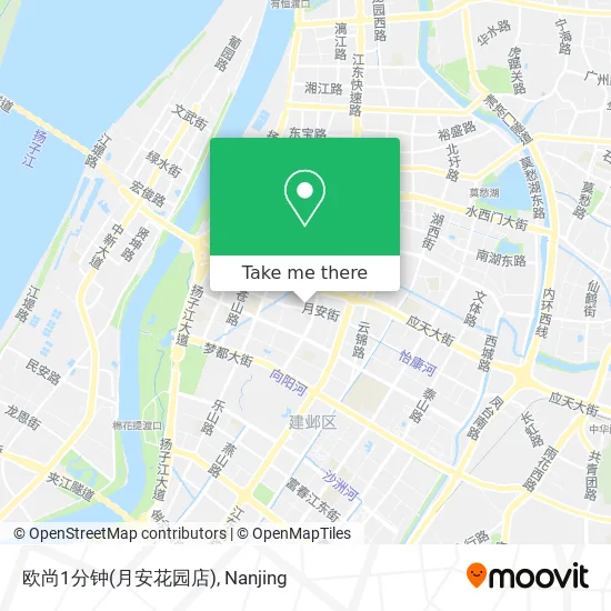 欧尚1分钟(月安花园店) map