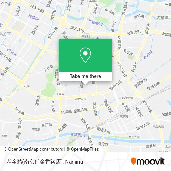 老乡鸡(南京郁金香路店) map