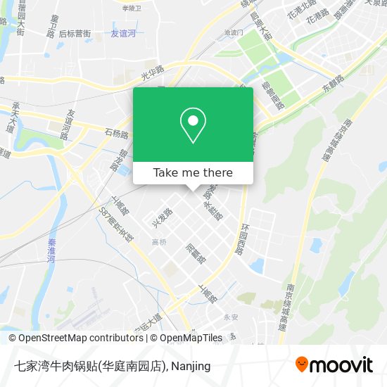 七家湾牛肉锅贴(华庭南园店) map