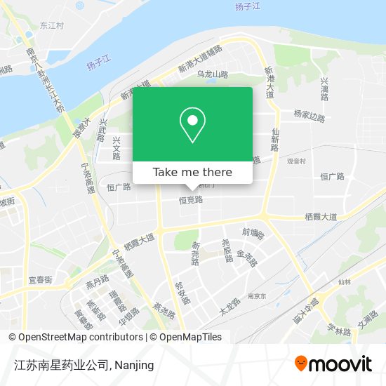 江苏南星药业公司 map