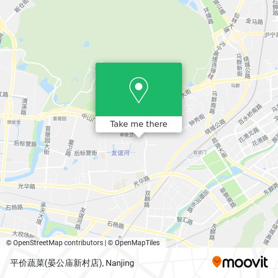 平价蔬菜(晏公庙新村店) map