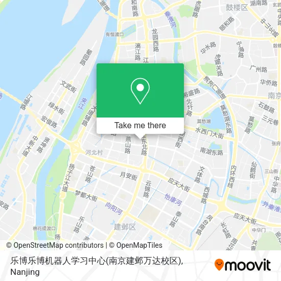 乐博乐博机器人学习中心(南京建邺万达校区) map