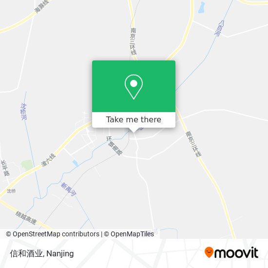 信和酒业 map
