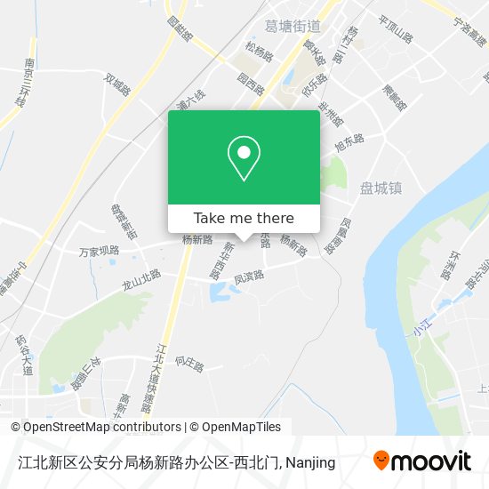 江北新区公安分局杨新路办公区-西北门 map