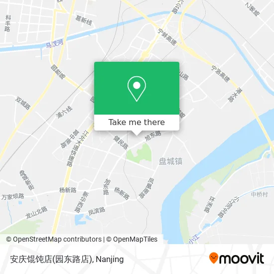 安庆馄饨店(园东路店) map