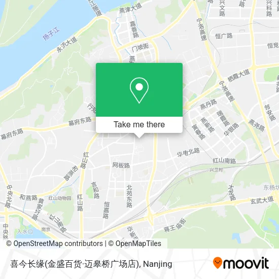喜今长缘(金盛百货·迈皋桥广场店) map