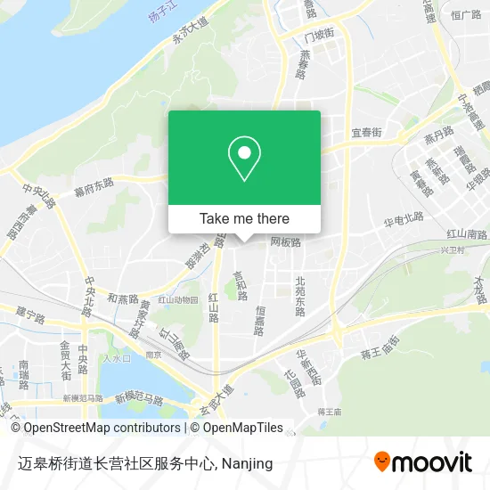 迈皋桥街道长营社区服务中心 map