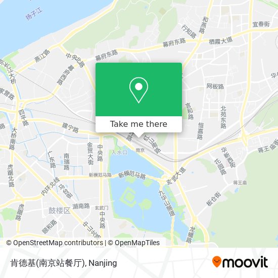 肯德基(南京站餐厅) map