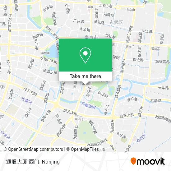 通服大厦-西门 map