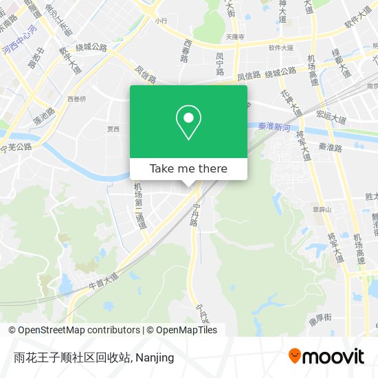 雨花王子顺社区回收站 map