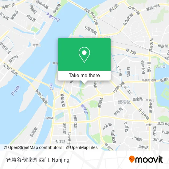 智慧谷创业园-西门 map