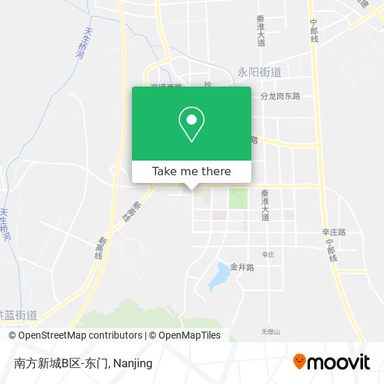 南方新城B区-东门 map