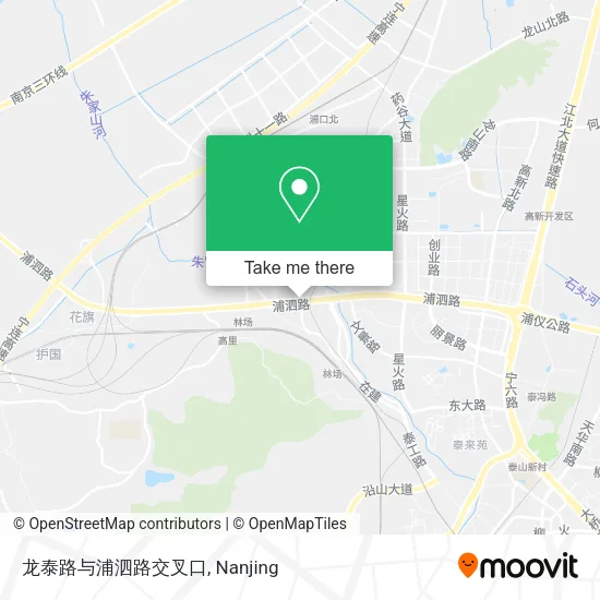 龙泰路与浦泗路交叉口 map