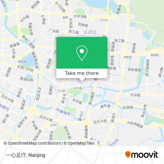 一心足疗 map