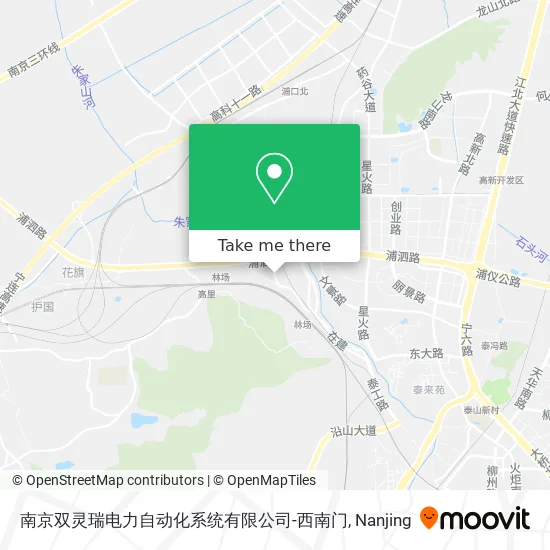 南京双灵瑞电力自动化系统有限公司-西南门 map