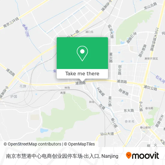 南京市慧港中心电商创业园停车场-出入口 map