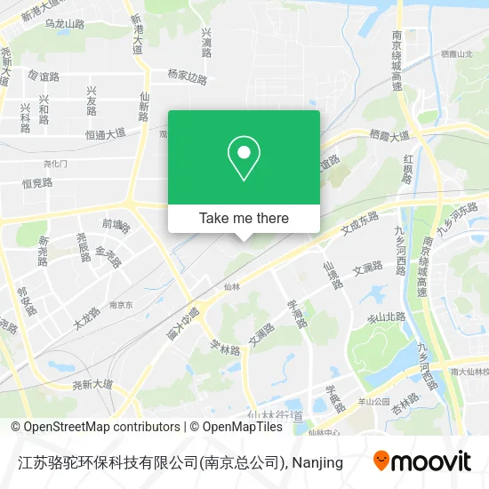 江苏骆驼环保科技有限公司(南京总公司) map