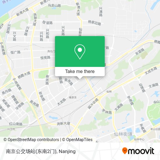 南京公交场站(东南2门) map