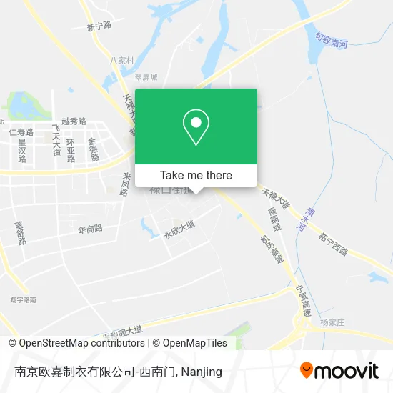 南京欧嘉制衣有限公司-西南门 map