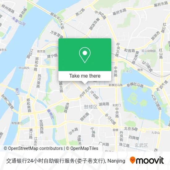 交通银行24小时自助银行服务(娄子巷支行) map